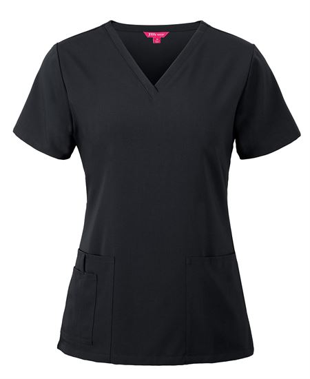 4SNT1 - Ladies Nu Scrub Top - HOSPITAL ESSENTIAL