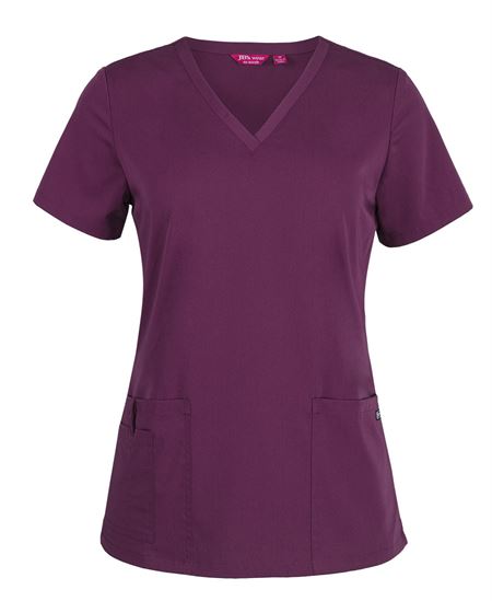 4SNT1 - Ladies Nu Scrub Top - HOSPITAL ESSENTIAL