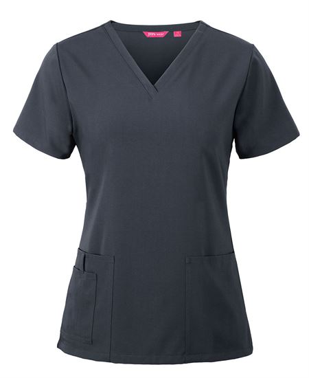 4SNT1 - Ladies Nu Scrub Top - HOSPITAL ESSENTIAL