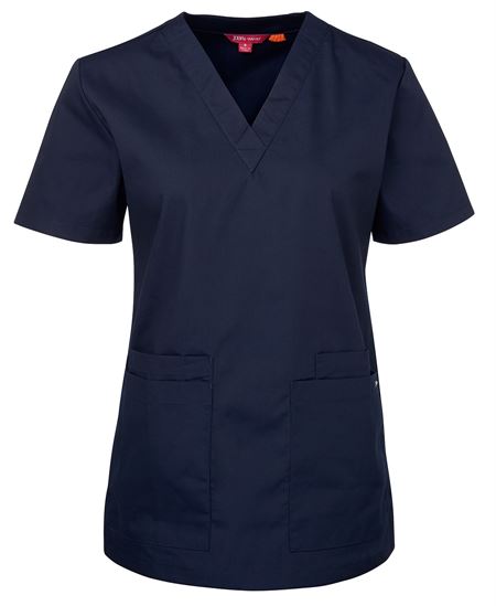 4SRT1 - Ladies Scrubs Top - HOSPITAL ESSENTIAL