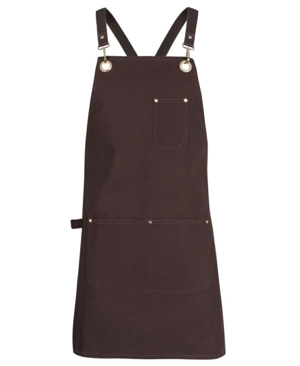 5ACBP - 65x75 Brass Eyelet Canvas Apron with PU Strap