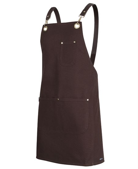 5ACBP - 65x75 Brass Eyelet Canvas Apron with PU Strap