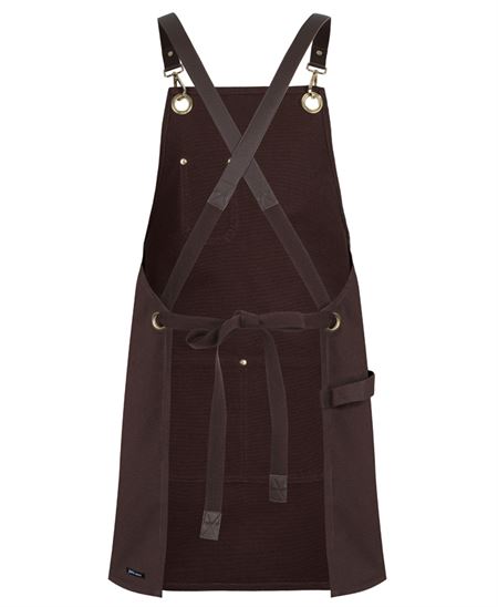 5ACBP - 65x75 Brass Eyelet Canvas Apron with PU Strap