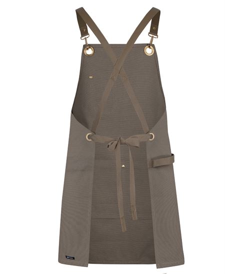 5ACBP - 65x75 Brass Eyelet Canvas Apron with PU Strap