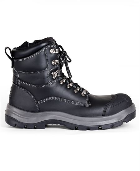 9F1 - B's Roadtrain Zip Safety Boot - HARD WORKING