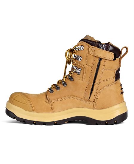 9F1 - B's Roadtrain Zip Safety Boot - HARD WORKING