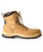 9F1 - B's Roadtrain Zip Safety Boot - HARD WORKING