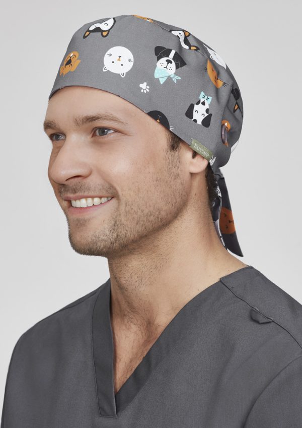 CSC245U - Unisex Printed Scrub Cap