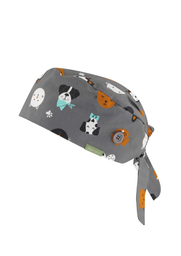 CSC245U - Unisex Printed Scrub Cap