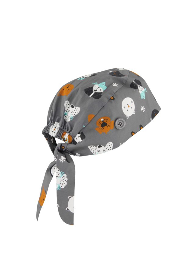 CSC245U - Unisex Printed Scrub Cap