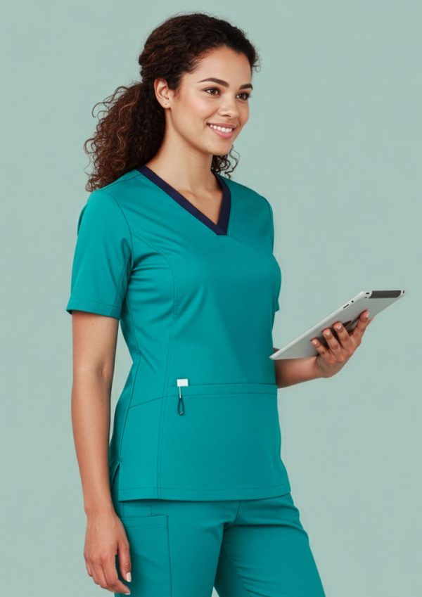 CST043LS - Womens Riley Stretch Scrub Top