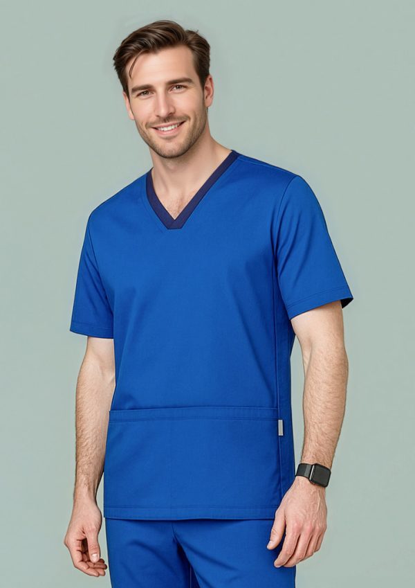 CST043MS - Mens Riley Stretch Scrub Top