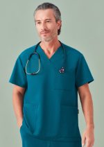CU544US - Unisex Pulse V-Neck Scrub Top