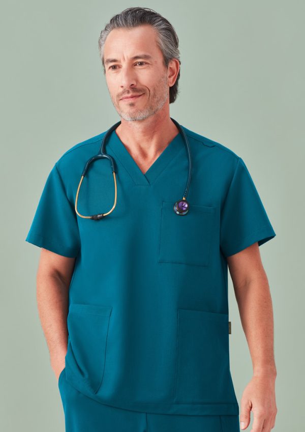 CU544US - Unisex Pulse V-Neck Scrub Top