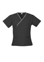 H10722 - Womens Contrast Scrub Top