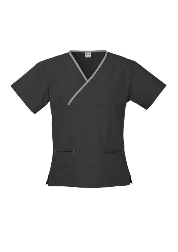 H10722 - Womens Contrast Scrub Top