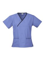H10722 - Womens Contrast Scrub Top