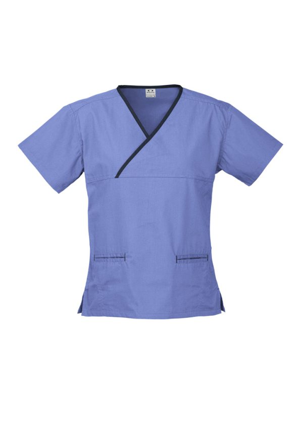 H10722 - Womens Contrast Scrub Top