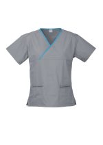 H10722 - Womens Contrast Scrub Top