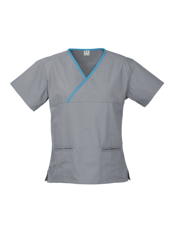 H10722 - Womens Contrast Scrub Top