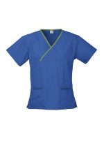 H10722 - Womens Contrast Scrub Top
