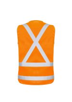 ZV961 - Mens TTMC-W23 Zip X Back Vest