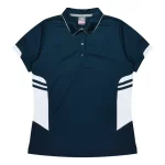 TASMAN LADY POLOS - DARK COLOURS