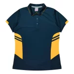 TASMAN LADY POLOS - DARK COLOURS