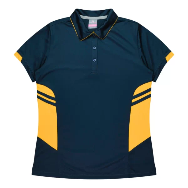TASMAN LADY POLOS - DARK COLOURS