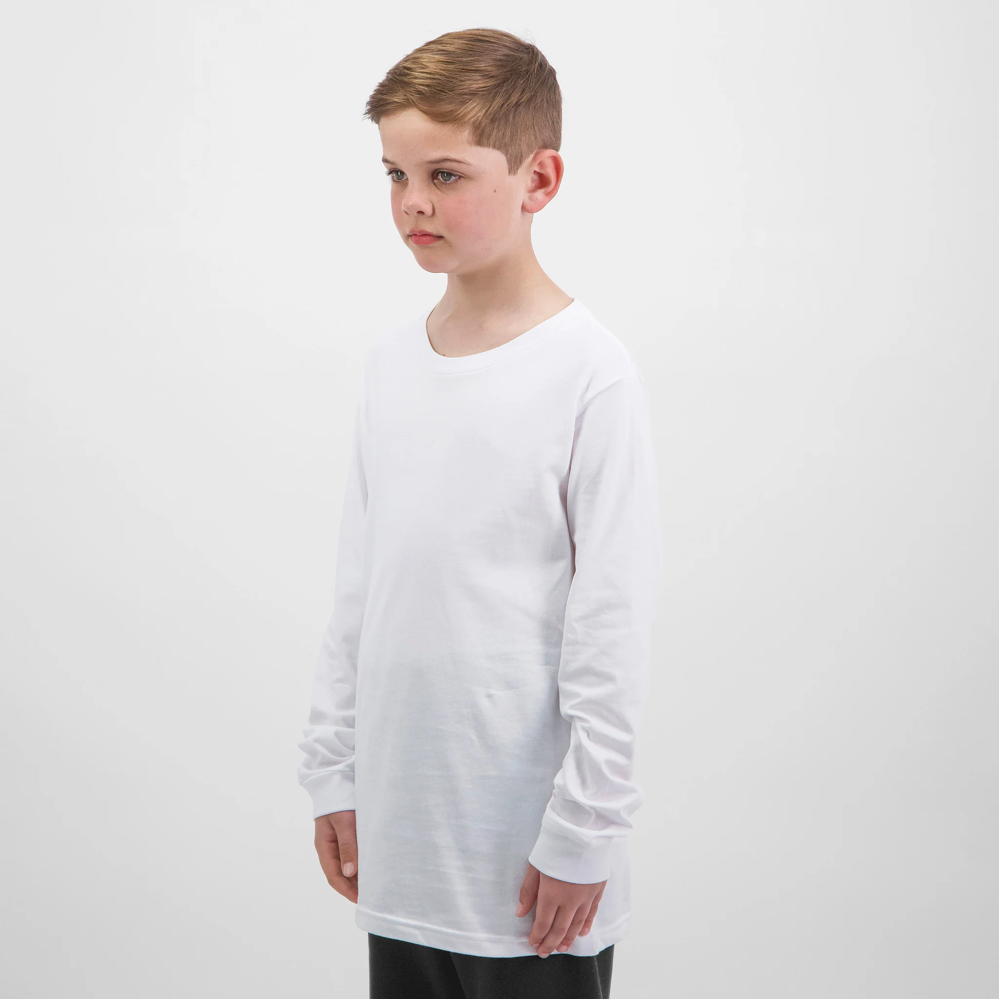 White-Youth-Basis-Long-Sleeve-Tee-B